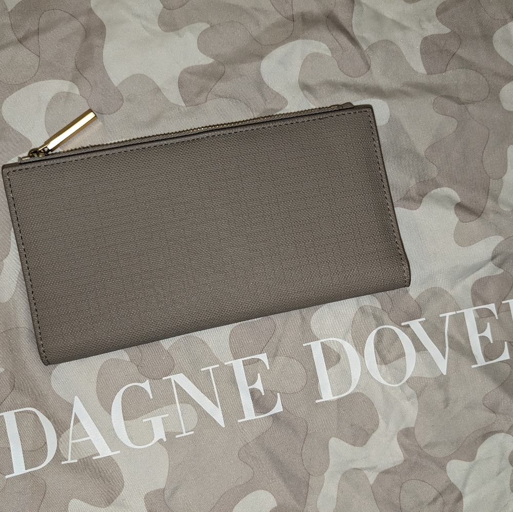 Dagne Dover slim wallet in Bleeker blush